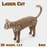 Dxf Vorlagen Laserschneiden Elegant Cat toy Decor Cnc Laser Cutting File Template Sliced 3d