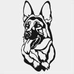 Dxf Vorlagen Laserschneiden Fabelhaft Dxf File Of A German Shepherd for Use with A Cmc Machine