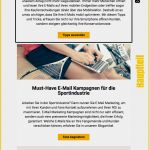 E Mail Newsletter Vorlage Inspiration Die Optimale E Mail Vorlage Erstellen Die Große Anleitung