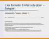 E Mail Schreiben Vorlage Einzigartig 9 formelle E Mail Vorlage