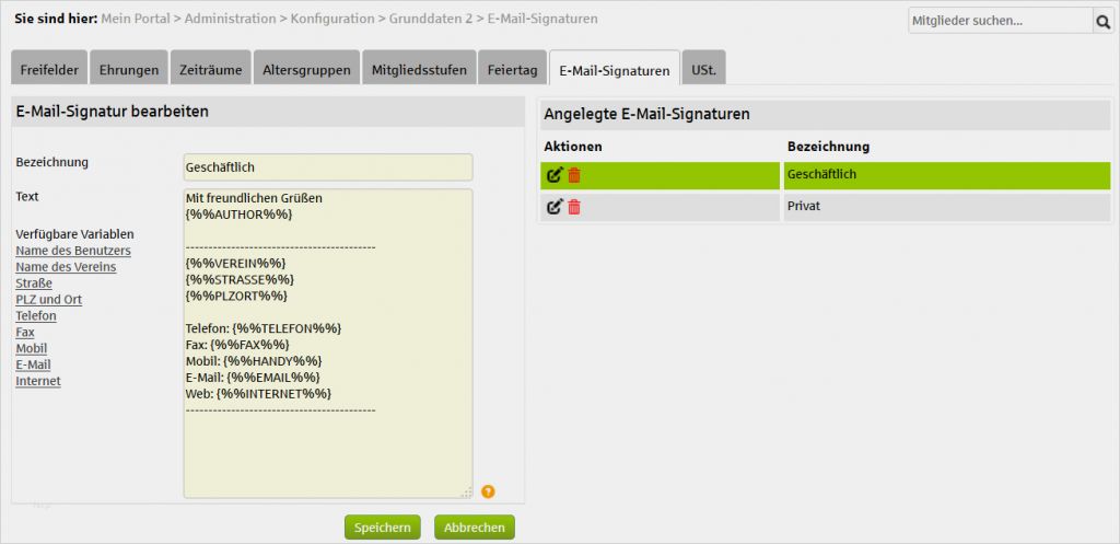 E Mail Signatur Geschäftlich Vorlage Cool E Mail Signatur