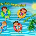 Ebay HTML Vorlagen Kostenlos Download Hübsch 8 Einladungskarten Schwimmen Geburtstag Kinder
