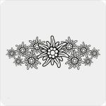 Edelweiss Tattoo Vorlage Schön Wandtattoo Edelweiss Wiese Wandtattoo Schweiz & Tradition