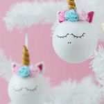 Einhorn Laterne Basteln Vorlagen Zum Ausdrucken Erstaunlich Einhorn Weihnachtskugeln Basteln