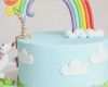 Einhorn Vorlage Für torte Bewundernswert Einhorntorte Mit Regenbogen Und Confetti Mit Passender