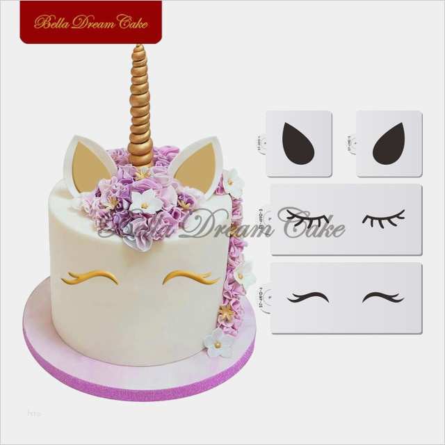 Einhorn Vorlage Für torte Erstaunlich Unicorn Ears Template Unicorn Eyes and Ears Stencil Set