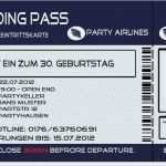 Einladung Als Eintrittskarte Vorlage Kostenlos Beste 30 Geburtstag Einladung