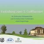 Einladung Golfturnier Vorlage Wunderbar Einladung Zum 1 Golfturnier Ppt Herunterladen