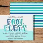 Einladung Ins Schwimmbad Vorlagen Erstaunlich Einladungen Poolparty Ausdrucken Kostenlos