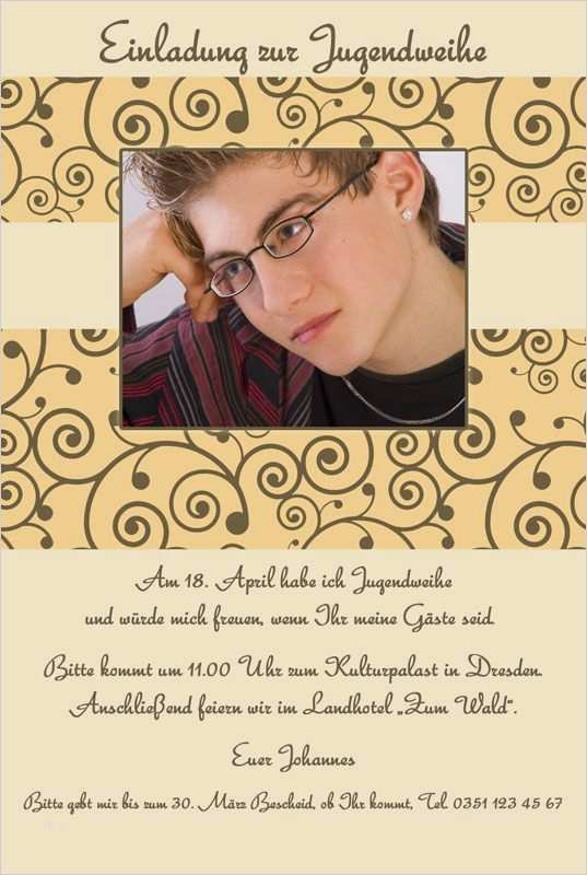Einladung Jugendweihe Vorlage Text Inspiration Geburtstagseinladungen Gestalten