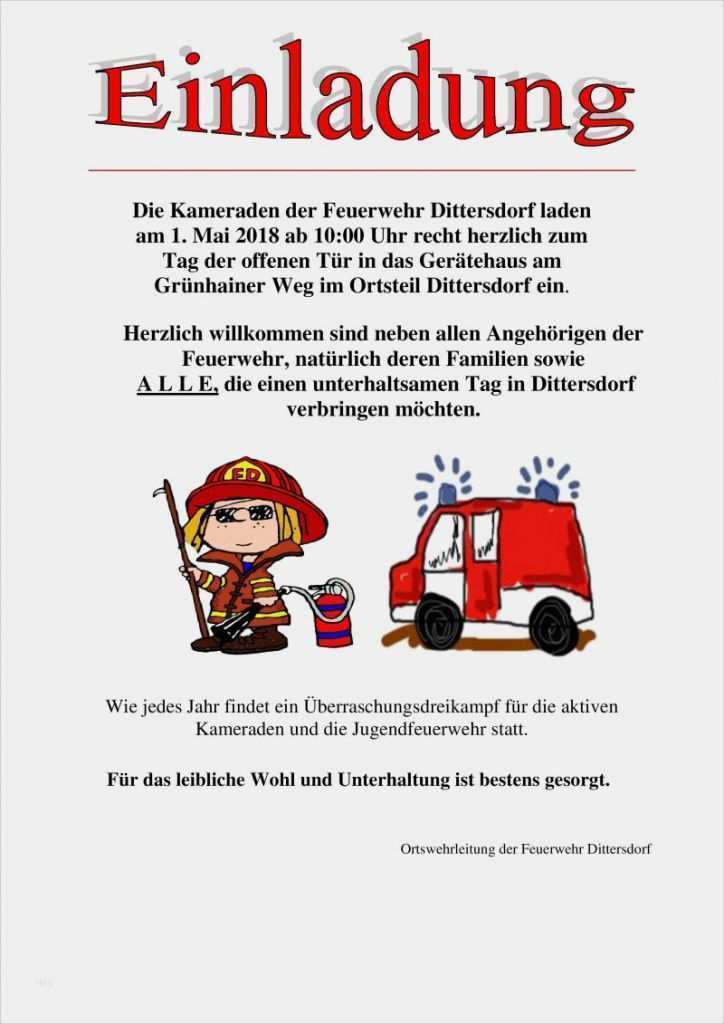 Einladung Kindergeburtstag Feuerwehr Vorlage Angenehm Lößnitz Aktuelles