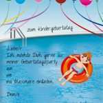 Einladung Kindergeburtstag Junge Vorlage Inspiration Aquawelt Kidswelt Kindergeburtstag