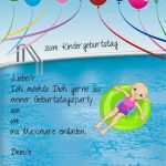 Einladung Kindergeburtstag Schwimmbad Vorlagen Kostenlos Erstaunlich Einladungskarten Schwimmbad Kostenlos Ausdrucken