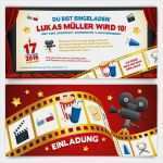 Einladung Kino Vorlage Luxus Einladung Kindergeburtstag Kino Ausdrucken Kostenlos