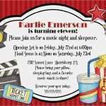 Einladung Kino Vorlage Wunderbar Einladung Geburtstag Kino Vorlage Kostenlos Teinladung