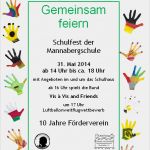 Einladung Klassenfest Vorlage Hübsch Elternbeirat Der Mannabergschule Schulfest