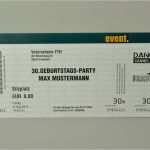 Einladung Konzertkarte Vorlage Hübsch Einladungskarten Als Ticket Geburtstag Vintage