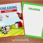 Einladung Kostenlose Vorlage Erstaunlich Einladung Kindergeburtstag Bauernhof – Kostenlose