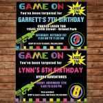 Einladung Lasertag Vorlage Kostenlos Erstaunlich Einladung Lasertag Vorlage