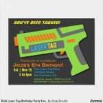 Einladung Lasertag Vorlage Kostenlos Wunderbar Laser Tag Einladungskarten