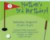 Einladung Minigolf Vorlage Erstaunlich Minigolf Geburtstag Einladung Custom Kleine Golfer Geburtstag
