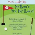 Einladung Minigolf Vorlage Erstaunlich Minigolf Geburtstag Einladung Custom Kleine Golfer Geburtstag