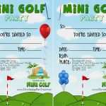 Einladung Minigolf Vorlage Großartig Einladungskarten Geburtstag Minigolf