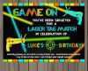 Einladung Nerf Party Vorlage Schön Einladung Geburtstag Lasertag Kostenlos