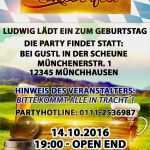 Einladung Oktoberfest Vorlage Kostenlos Word Inspiration Einladung 50 Geburtstag Bayrisch