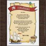 Einladung Piratenparty Vorlage Großartig Drucke Selbst Pirateneinladung Mit Lustigem Einladungstext