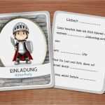 Einladung Rittergeburtstag Vorlage Luxus Ritter Einladungskarten Kostenlose Vorlagen Zum Ausdrucken