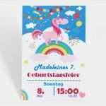 Einladung Schloss Vorlage Gut Einhorn Einladung Zum Ausdrucken ⋆ Kindergeburtstag Planen