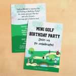 Einladung Schloss Vorlage Schönste Einladung Minigolf Vorlage
