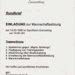 Einladung Teamsitzung Vorlage Beste Gauloises Emmerting Wertvolle Schätze Aus Der Anfangszeit