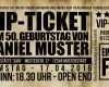 Einladung Ticket Vorlage Kostenlos Fabelhaft Einladungskarten Geburtstag