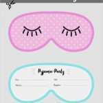 Einladung übernachtungsparty Vorlage Großartig Pyjama Party Einladung Kreative Einladungskarten In Pdf