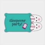 Einladung übernachtungsparty Vorlage Wunderbar Einladung Sleep Over Übernachtungsparty Kindergeburstag