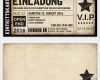 Einladung Vip Ticket Vorlage Bewundernswert Einladungskarten Vip Im Vintage Design