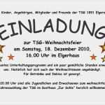 Einladung Weihnachtsfeier Kollegen Vorlage Cool Einladung Zur Weihnachtsfeier Der Tsg Elgershausen Tsg