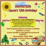 Einladung Weihnachtsfeier Vorlage Englisch Hübsch Quadratische Vorlage Einladung Zum Geburtstag In Englisch