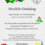 Einladung Weihnachtsfeier Vorlage Firma Erstaunlich Vfr Kirchlauter