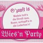 Einladung Weißwurstfrühstück Vorlage Hübsch Wimpel Pink Oktoberfest Geburtstag Party