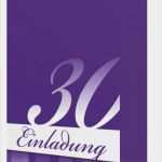 Einladung Zum 30 Geburtstag Vorlagen Beste Einladung Zum 30 Geburtstag
