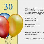 Einladung Zum 30 Geburtstag Vorlagen Elegant Einladungskarten Vorlagen