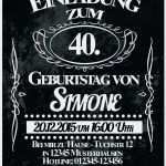 Einladung Zum 50 Geburtstag Vorlagen Kostenlos Gut Einladungskarten 40 Geburtstag