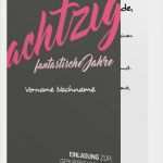 Einladung Zum 80 Geburtstag Vorlage Inspiration Vorlage 80 Geburtstag Einladungen