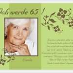 Einladung Zum 90 Geburtstag Vorlagen Einzigartig Einladung 65 Geburtstag Fotokarte Einladungskarten Grün