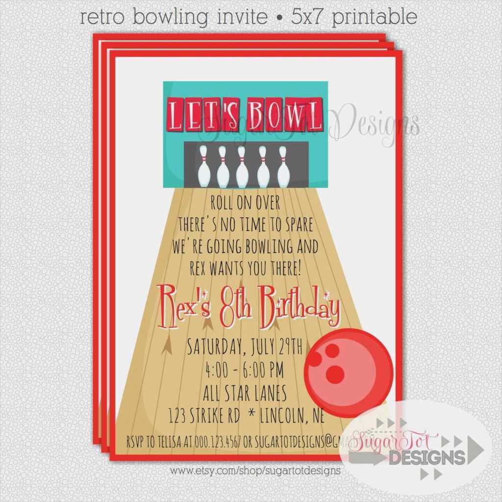 Einladung Zum Bowling Vorlage Großartig Bowling Einladung Vorlage Kostenlos