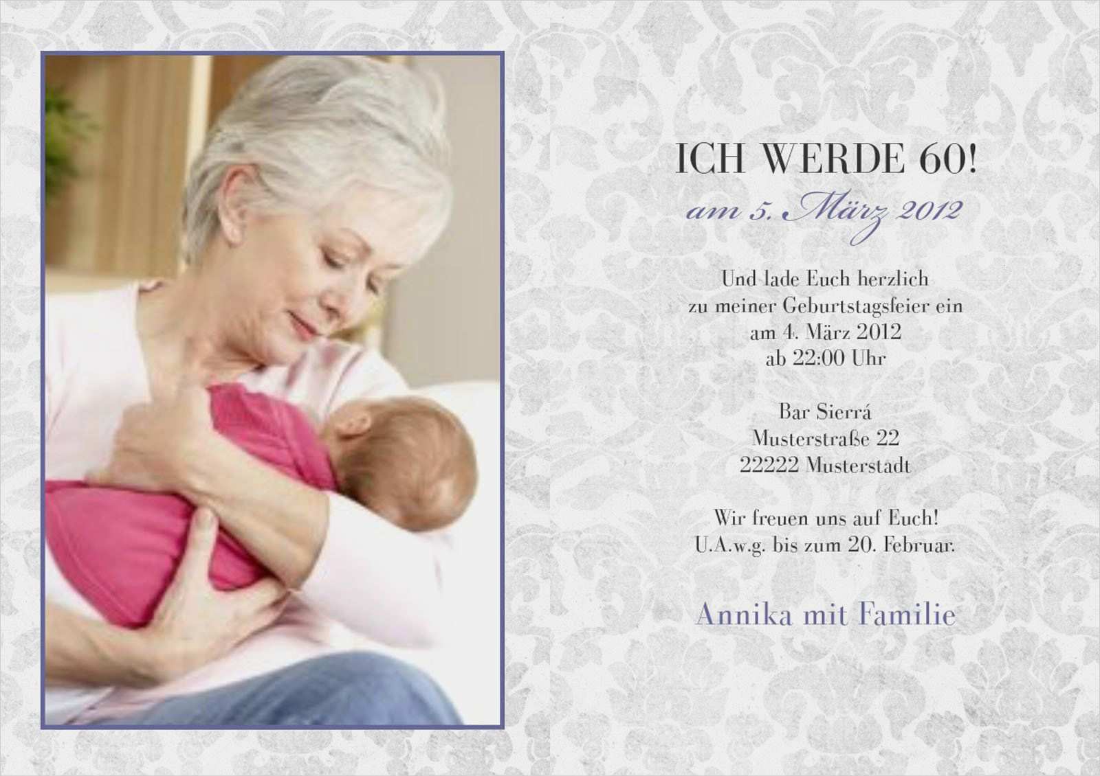 Einladung Zum Geburtstag Vorlage Hübsch Geburtstagseinladung 60 Vorlage