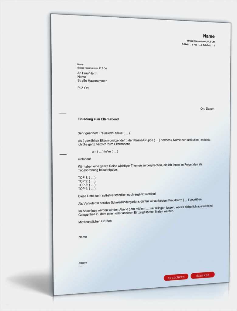 Einladung Zum Mitarbeitergespräch Vorlage Schön Einladung Elternabend